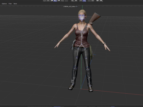 Elena Fisher Modelo 3D