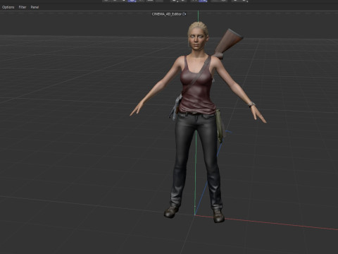 Elena Fisher Modelo 3D