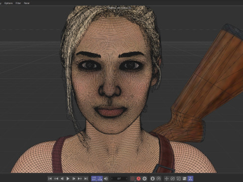 Elena Fisher Modelo 3D