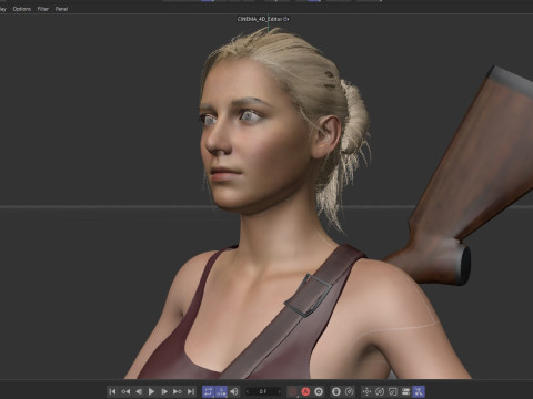 Elena Fisher Modelo 3D