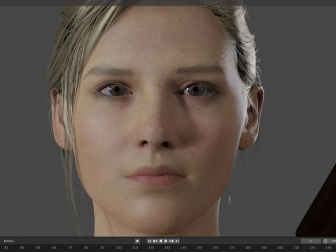 Elena Fisher Modelo 3D