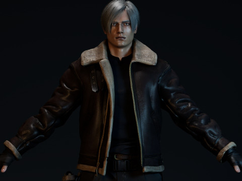 Leon Kennedy Modello 3D