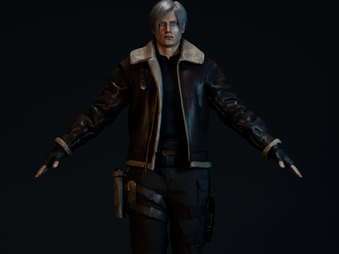 Leon Kennedy Modello 3D