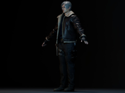 Leon Kennedy Modello 3D