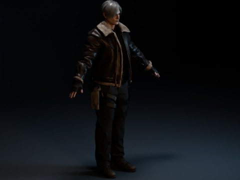 Leon Kennedy Modello 3D