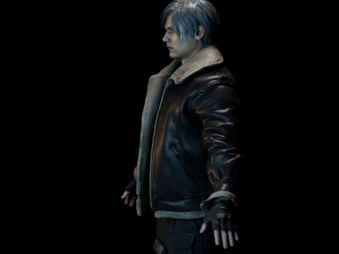 Leon Kennedy Modello 3D