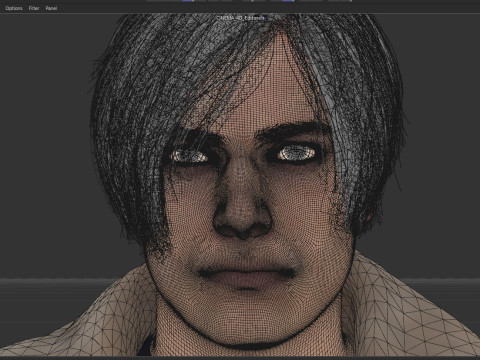 Leon Kennedy Modello 3D