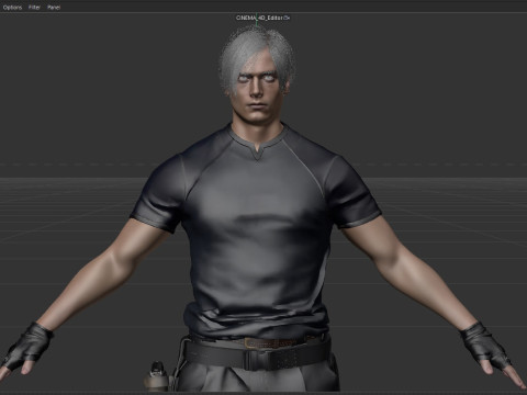 Leon Kennedy Modello 3D
