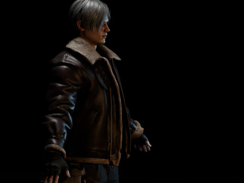 Leon Kennedy Modello 3D