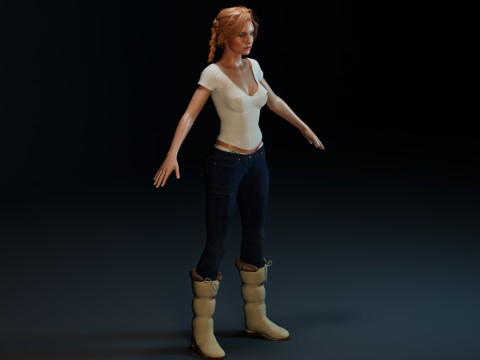 Jessica Riley 3D Model