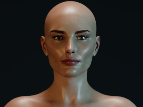 Jill Valentine Sienna Guillory 3D Модель