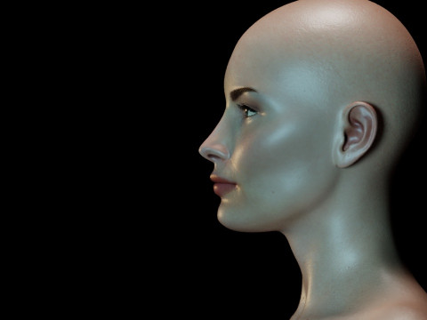 Jill Valentine Sienna Guillory 3D Модель