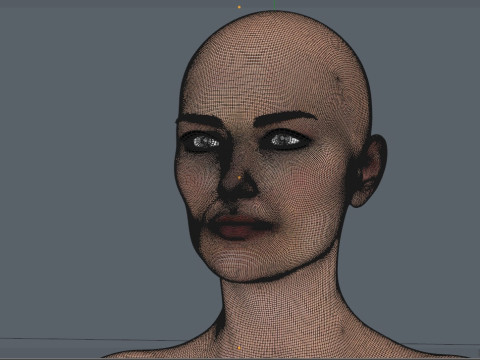 Jill Valentine Sienna Guillory 3D Модель