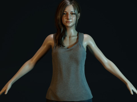 Mia Winters 3D Модель
