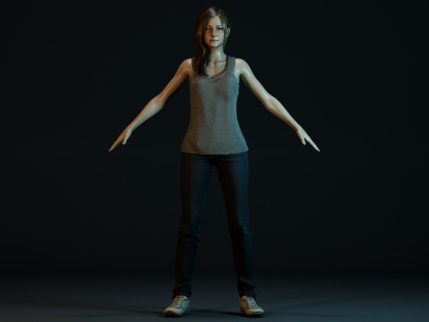 Mia Winters 3D Модель