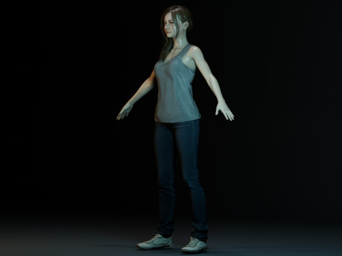 Mia Winters 3D Модель