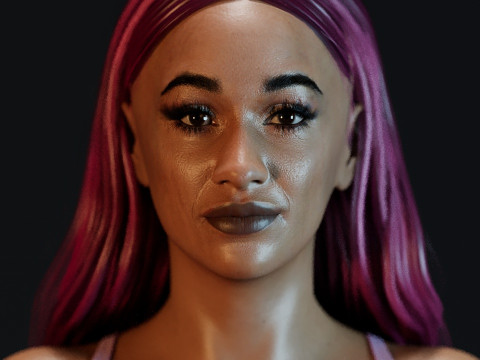 Cardi B 3D Model