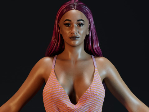 Cardi B Model 3D
