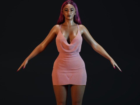 Cardi B Model 3D
