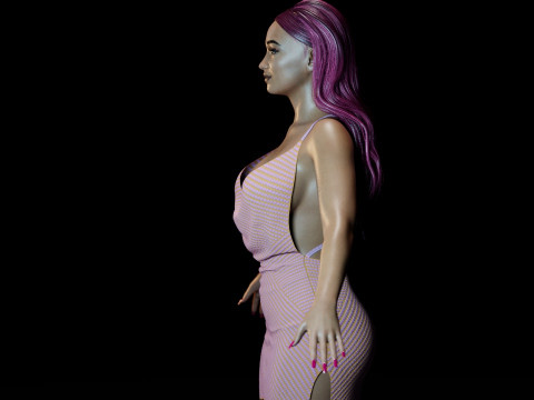 Cardi B Model 3D