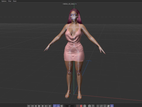 Cardi B Model 3D