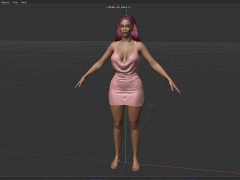 Cardi B Model 3D