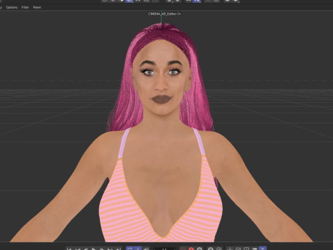 Cardi B Model 3D