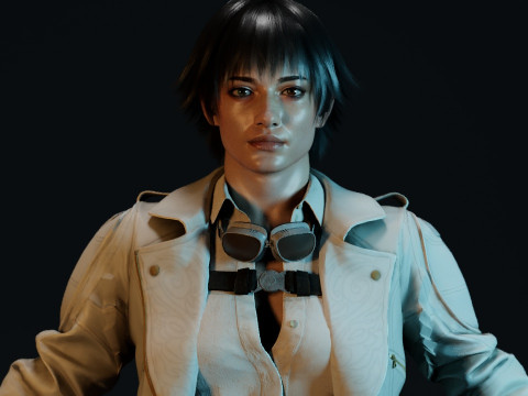 Lady DMC 3D Model