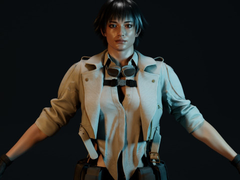 Lady DMC 3D Model