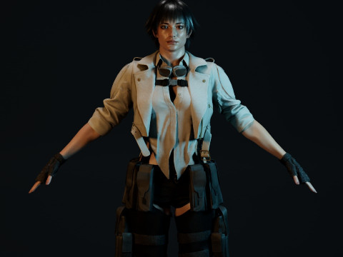 Lady DMC 3D Model