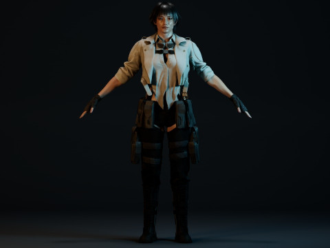Lady DMC 3D Model