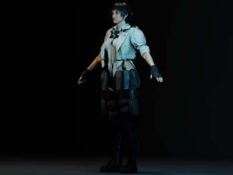 Lady DMC 3D Model