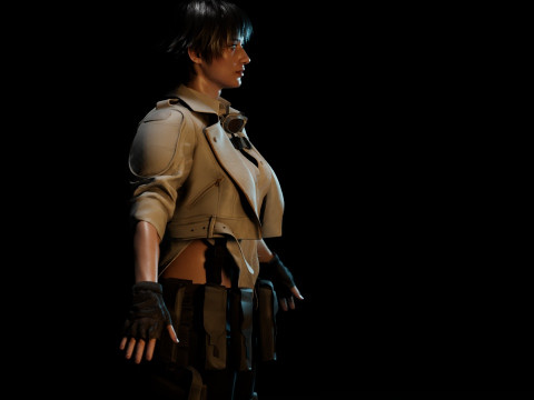 Lady DMC 3D Model