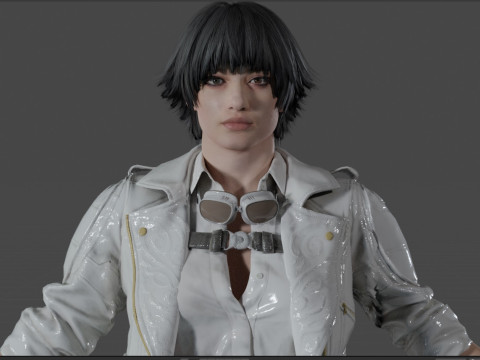 Lady DMC 3D Model