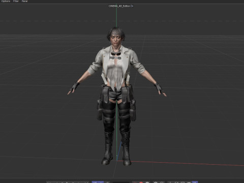 Lady DMC 3D Model