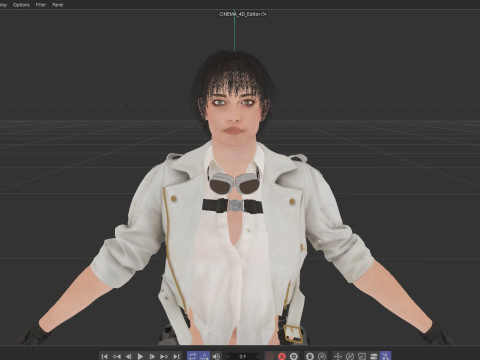 Lady DMC 3D Model