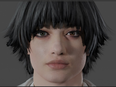 Lady DMC 3D Model