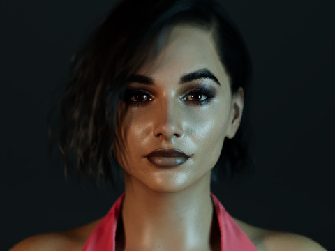 Naomi Scott 3Dモデル