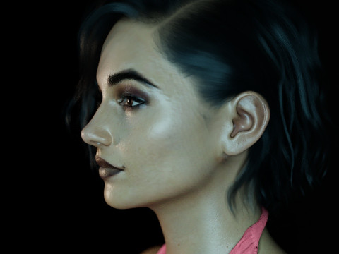 Naomi Scott Modèle 3D