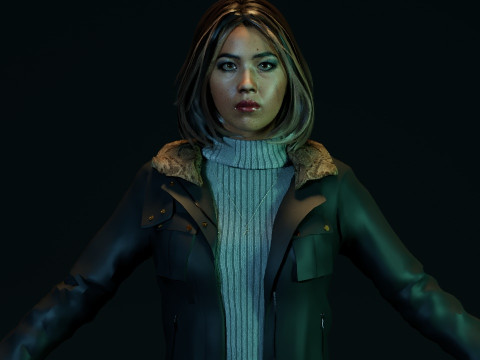 Emily 3D-Modell