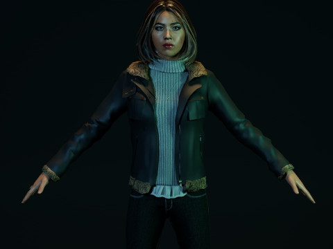 Emily 3D-Modell