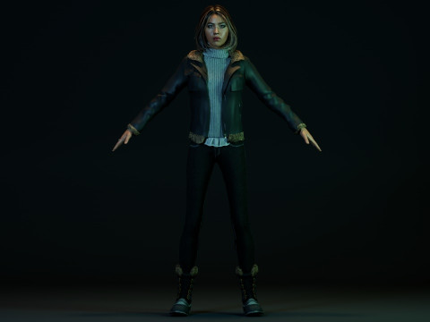 Emily 3D-Modell