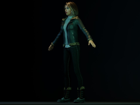 Emily 3D-Modell