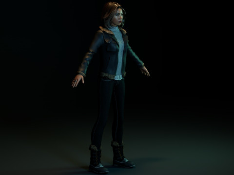 Emily 3D-Modell