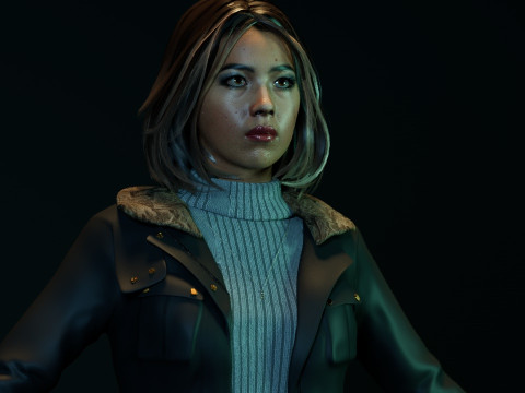 Emily 3D-Modell