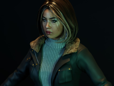 Emily 3D-Modell