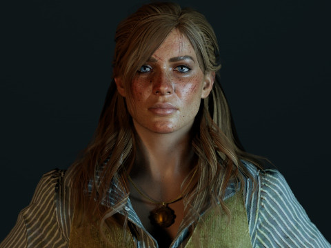 Sadie Adler 3D मॉडल