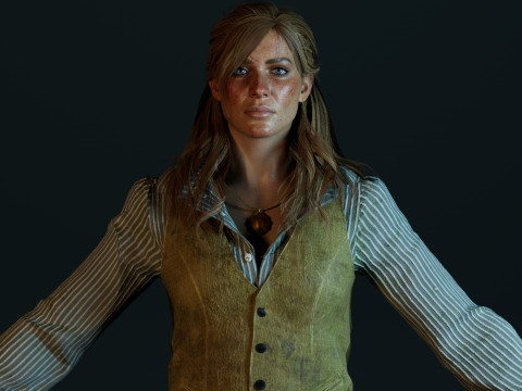 Sadie Adler 3D मॉडल