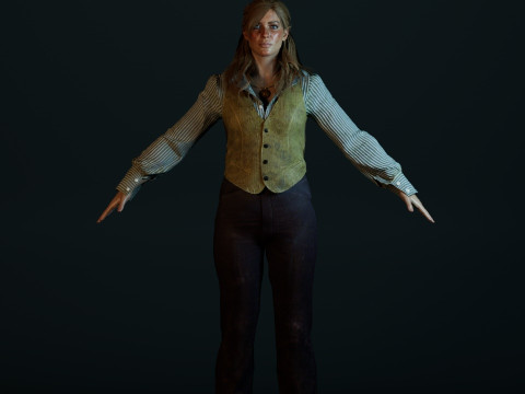 Sadie Adler 3D मॉडल