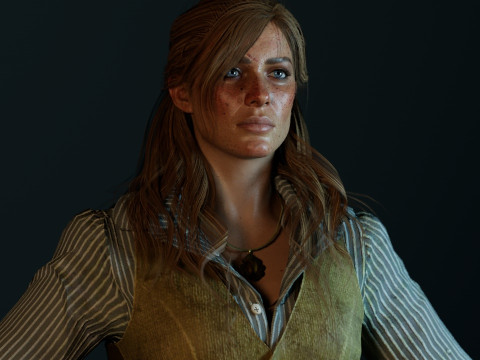 Sadie Adler 3D मॉडल